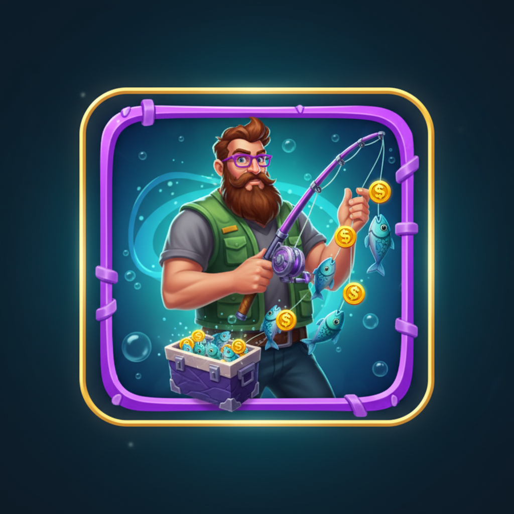 Fisherman Wild symbol in Big Bass Reel Repeat - collects money values