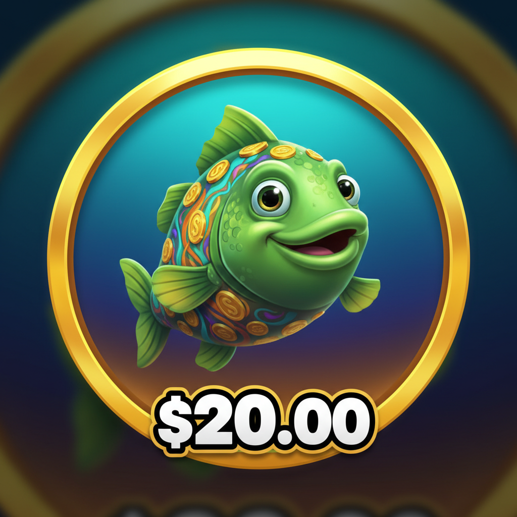 Money fish symbol in Big Bass Reel Repeat - pays 20x at max