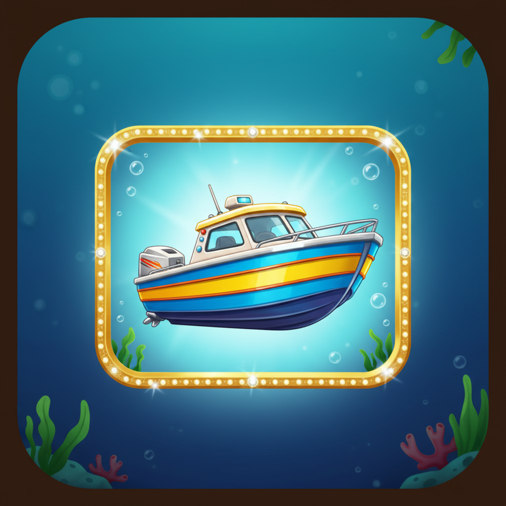 Motorboat symbol in Big Bass Reel Repeat - pays 200x at max